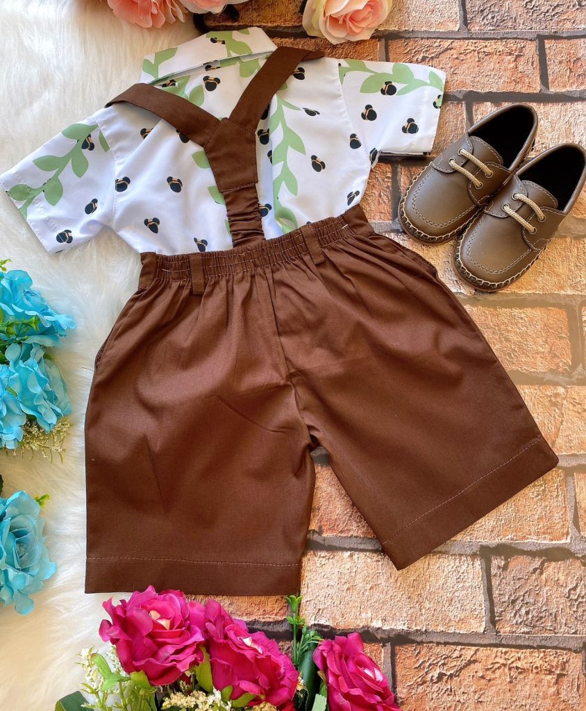 Conjunto Temáticos Meninos Mickey Safari Verde
