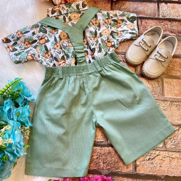 Conjunto Temáticos Meninos Safari