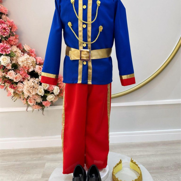 Conjunto Fantasia Príncipe Royal Luxo festa