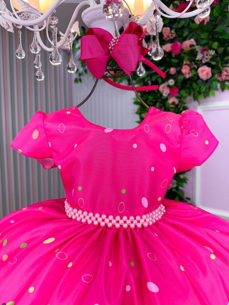 Vestido Tematicos Ysa Kids Divertidamente Pink