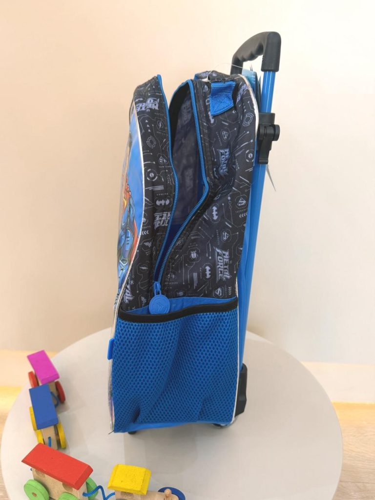 Mochila de Rodinhas Escolar Liga da Justiça Metal Force