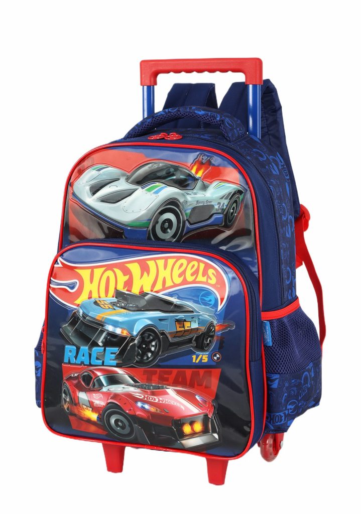 Mochila De Rodinha E Costas Hot Wheels Race For Speed