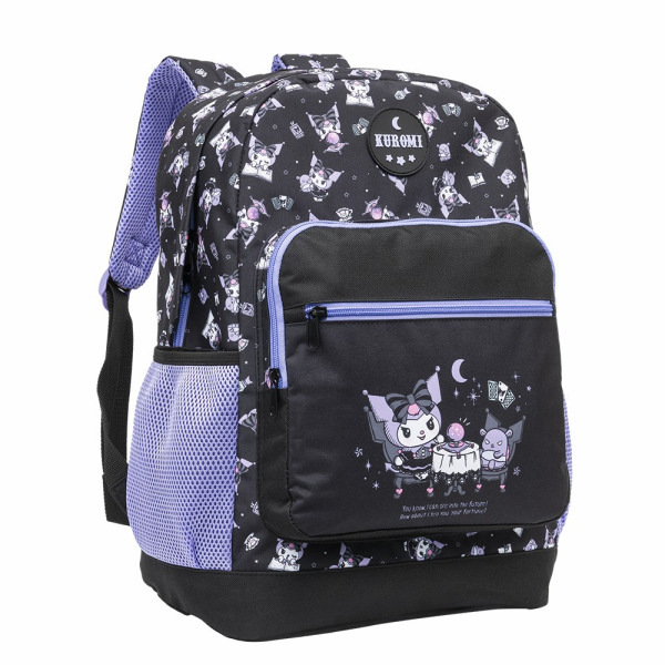 Mochila de Costas Escolar Juvenil 43cm Kuromi College