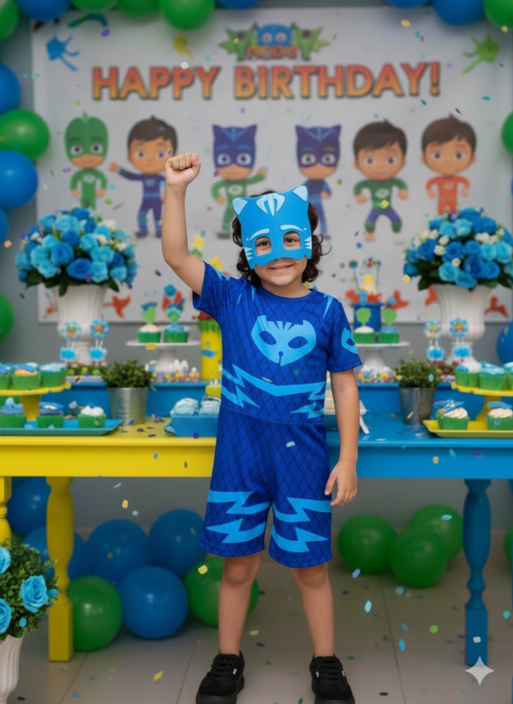 Fantasia Menino-Gato PJ Masks