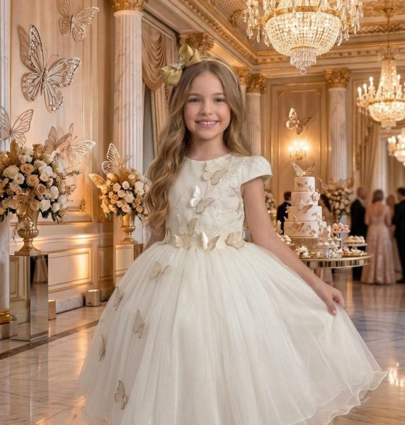 Vestido Juvenil – Midi Vila Lele Sabrina Off