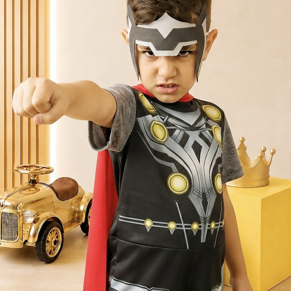 Fantasia Meninos Thor com Máscara