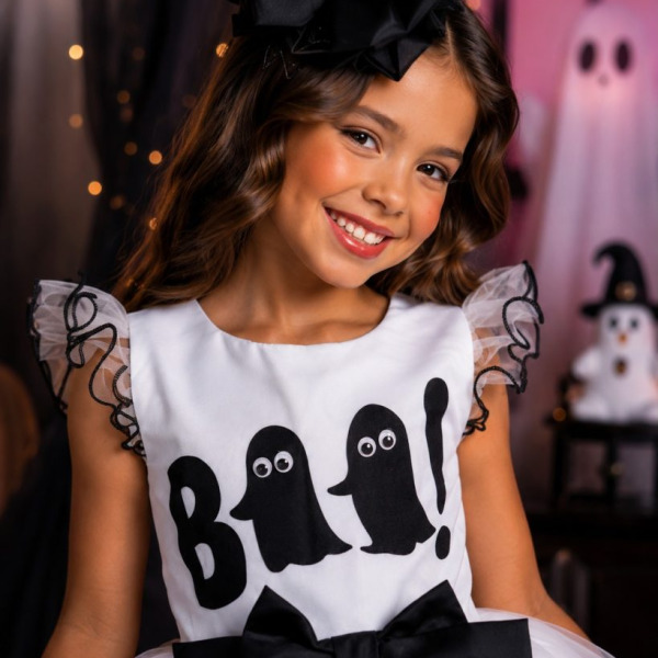 Fantasia/ Vestido Mini Miss Boo Encantado –  Halloween